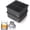 black 2 pack, variant on Large Ice Cube Trays Silicone (2.5-Inches) - Large Ice Tray Molds for making 4 Giant Ice Cubes for Whiskey (black 4 pack)