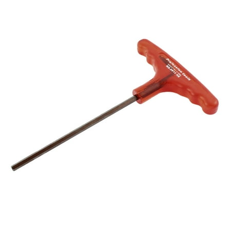 

T Shaped Handle H5 5mm Tip Shaft Hexagon Spanner Hex Key Wrench Red