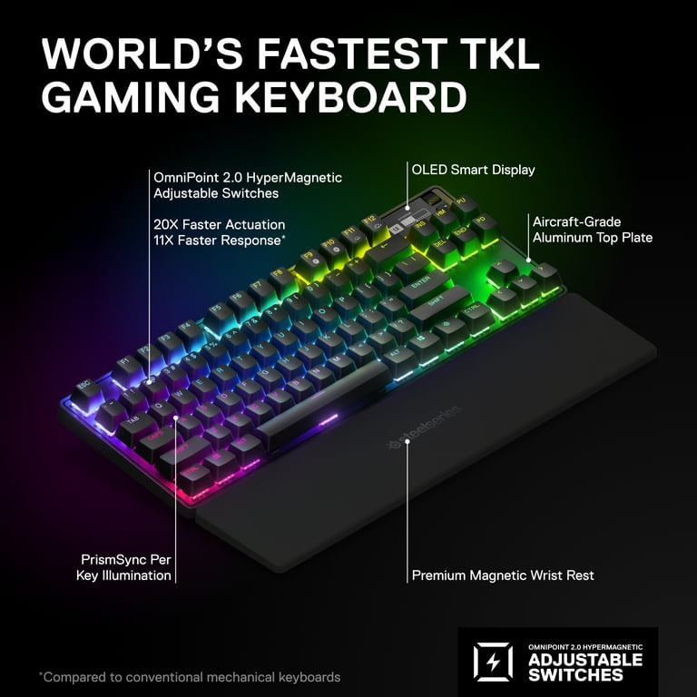 Apex Pro TKL, Tenkeyless mechanical gaming keyboard
