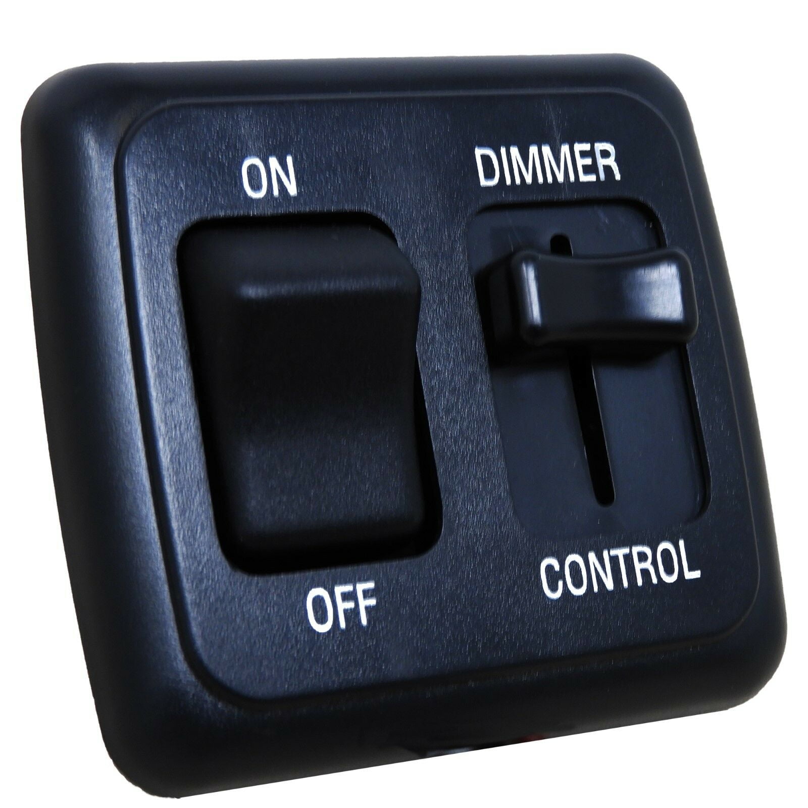 voor mij kanaal Eenvoud LED Dimmer Switch 12 volt on-off Light RV Motor Home Camper Travel Trailer  Black - Walmart.com