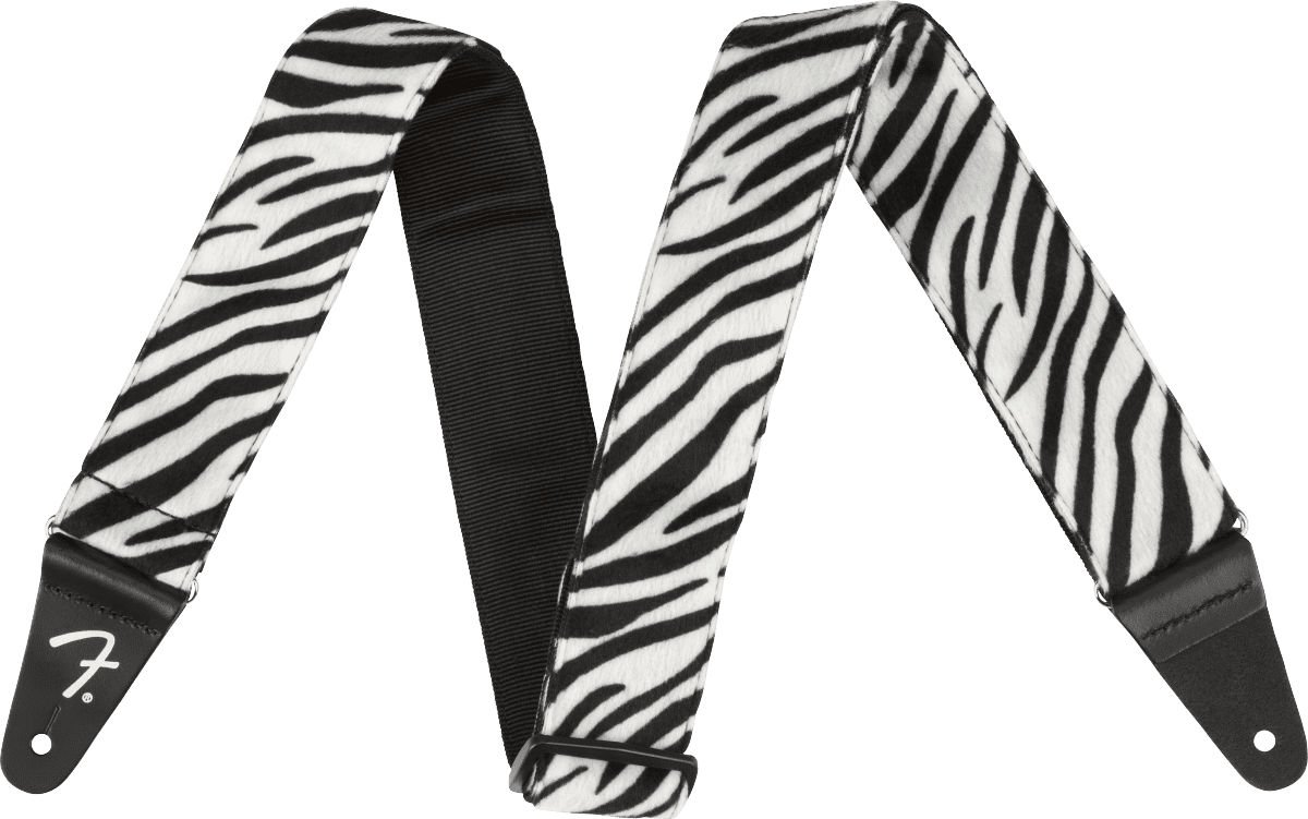 Fender 2" Wild Zebra Print Strap