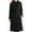 *Black, variant on ClodeEU Women's Wool Blend Overcoat With Belt,Mid Length Notched Lapel Coat ,Elegant Fall Winter Long Overcoat With Pockets Black,Womens Plus XXL