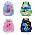 thumbnail image 3 of Guardurnaity Mochila con bonitos estampados para niños, divertida mochila escolar para niñas de 4 a 12 años, mochila para niñas, mochilas Mochilas dinosaurio rosa, 3 of 6