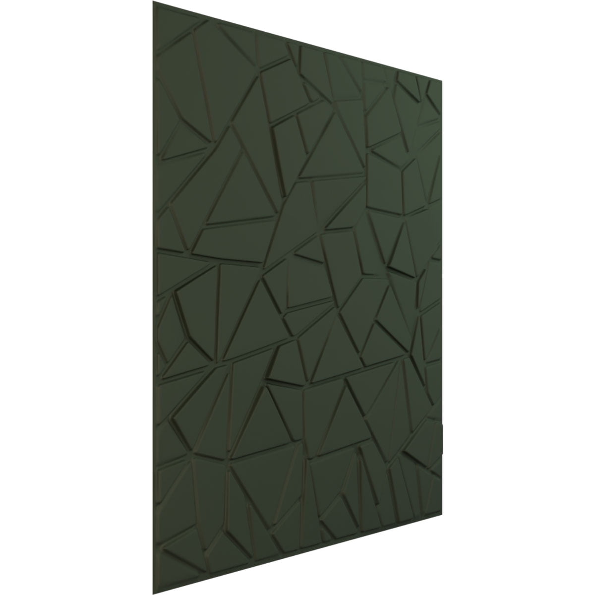 Ekena Millwork 19 5/8"W x 19 5/8"H Elwod EnduraWall Decorative 3D Wall Panel, UltraCover Satin Hunt Club Green (12-Pack for 32.04 Sq. Ft.)