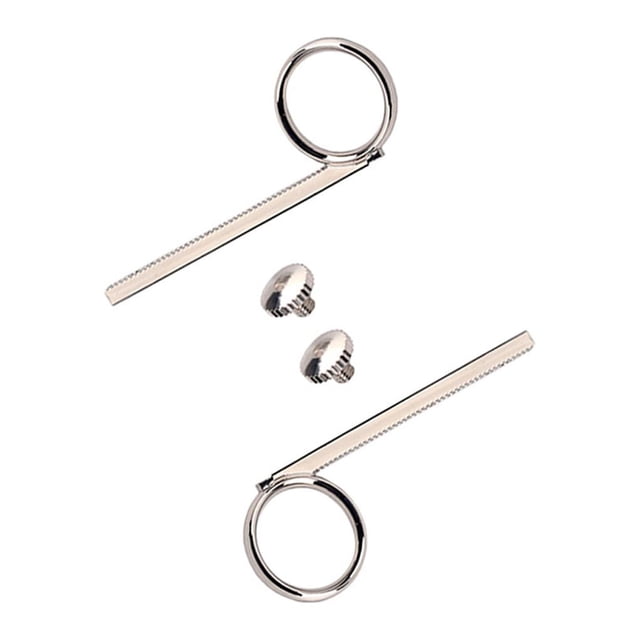 Sonducket Trompeta de metal, tercera válvula, anillo deslizante para dedo, fuerte resistencia a la tracción, gancho de tracción resistente al Accesorios para instrumentos musicales
