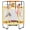 Yellow, variant on TINKLE WELL Kids Trampoline with Enclosure Net, 55" 4-in-1 Toddler Trampoline with Adjustable Gymnastics Bar & Toys, Indoor Outdoor Mini Trampoline for Boys & Girls, Yellow