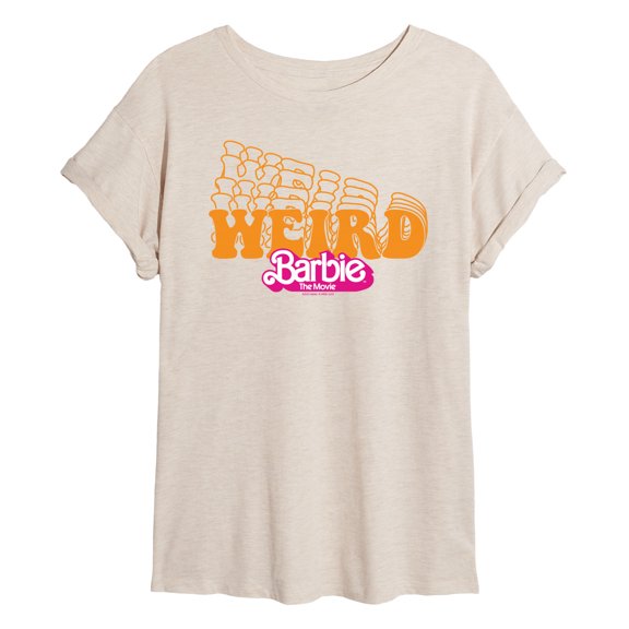 Barbie The Movie - Stacked Weird Barbie - Women's Oversized T-Shirt