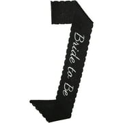 Unik Occasions Bachelorette Party "Bride to Be" Lace Sash, Black