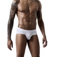 thumbnail image 4 of Ropa interior para hombre, bolsa convexa en U, modal, sexy, cómoda, calzoncillos, pantalones deportivos de cintura baja de talla grande, 4 of 5