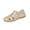 Gold, variant on Summer Shoes for Women Closed Toe Leather Comfortable Orthopedic Soft Sole Strap Boho Gladiator Beach Casual Shoes