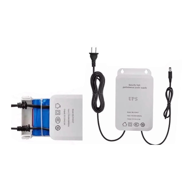 12V-2A Uninterruptible Power Supply for WiFi Router Modem Security Camera Mini UPS 4 hours Battery Backup Surge Protector for Router CCTV Camera
