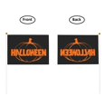 thumbnail image 4 of Banderas pequeñas con diseño de calabaza de Halloween, 14 x 21 cm, para sujetar con la mano, para decoración de festivales y fiestas, 10 unidades, 4 of 7
