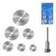 thumbnail image 5 of Eigraketly 7pcs High Speed Steel Saw Disc Accessories Drills Tools Sturdy Discs Slicing Saws Circular Mandrels Metalworking Slicers Tool Negro 2Conjunto, 5 of 6