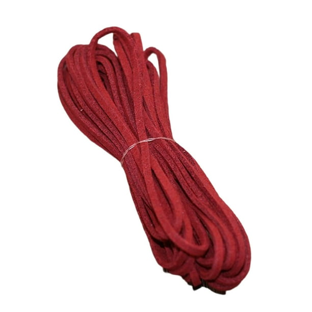 Cordón de gamuza sintética Billuyoard accesorios para hacer joyas Vino rojo