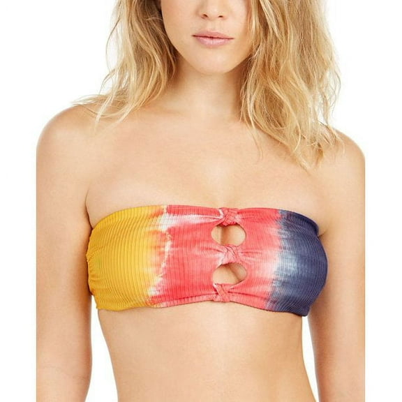 Soluna CREAMSICLE Moonlight Bandeau Bikini Swim Top, US Small