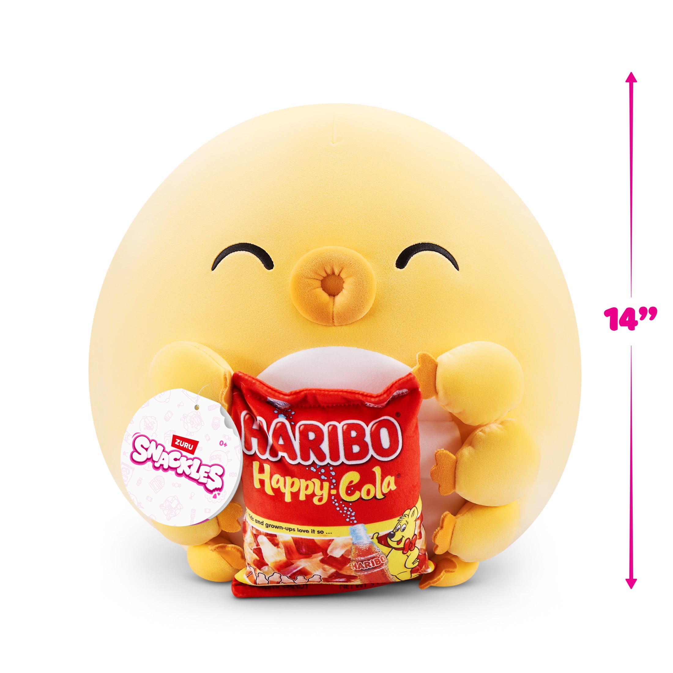 Snackles Peluche série 3 14 pouces sous licence de ZURU (Sea bear w/Haribo) de ZURU, Peluche avec licence accessoires Snack Brand