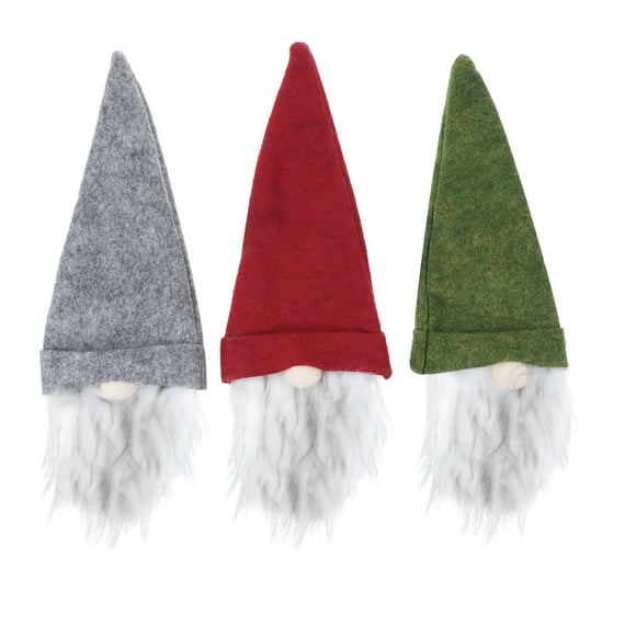 EeaseMX 3 bolsas de vino con forma de muñeca sin rostro, decoración navideña para champán, bolsa de recuerdo para vino, adornos navideños, regalos