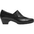 thumbnail image 2 of Women's Aravon Provence Asymmetrical Slip-On Black Leather 8 D, 2 of 5