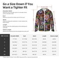 thumbnail image 4 of Rocae Vintage Floral Print Breathable Sun Protection Hoodie Quick-Dry Lightweight Long Sleeve Hoodie Unisex Running Sports Shirt XX-Large, 4 of 9