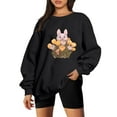thumbnail image 1 of Chandail Décontracté Classique pour Femmes du Nouvel An Mode Rabbit Col Rond Manches Longues Sans Capuche Ample, 1 of 1