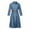 Light Blue, variant on gakvbuo Summer Dresses for Women 2023 Plus Size Dress for Women Sundresses Women'S Summer Denim Lapel Denim Square Neck Panelled Buttoned Midi Shirt Dress