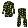 thumbnail image 5 of Xoenoiee Jamaica Flag Hibiscus Palm Tree Star Print Boys Suit Slim Fit Formal Suit Set with Adjustable Waist for Toddler Boy Teenage, Wedding, Graduation, Churches, 9-10 Years, 5 of 7