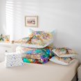 thumbnail image 6 of Homewish Watercolor Nature Tree 7 Pieces Full Size Bedding Sets,Colorful Glass Full Size Bed in a Bag,Yellow Blue,Colorful Stars Reversible, 6 of 8