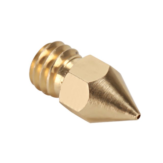 Seitruly Boquilla de impresora 3D, cabezal de extrusión de latón, boquilla de latón portátil, hilo de impresora firme Type7 NO7