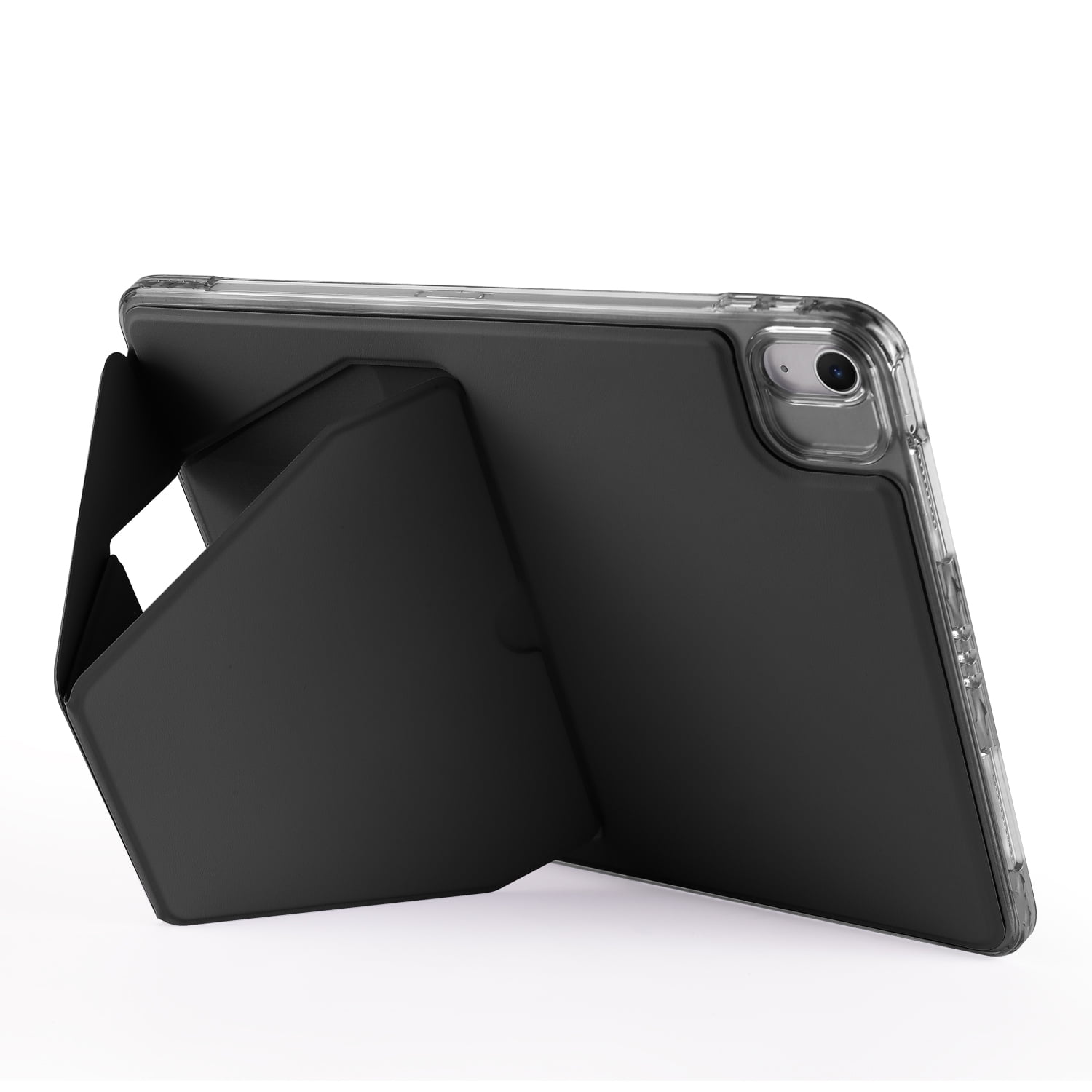 TECH CIRCLE Slim Back Cover Case for iPad 6th/5th Generation (2018/2017), iPad Air 9.7" Case with Built-in Kickstand, Supports Apple Pencil Charging & Attachment, Lightweight Thin Case, Black
