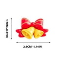 thumbnail image 3 of Leodye 3D Santa Christmas Refrigerator Magnets - DIY Decorative Stickers, 3 of 6