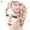 4#, variant on SPRING PARK Women Muslim Turban Hat Stylish Flower Pattern Hair Cap Hijab Head Scarf Wrap Cover
