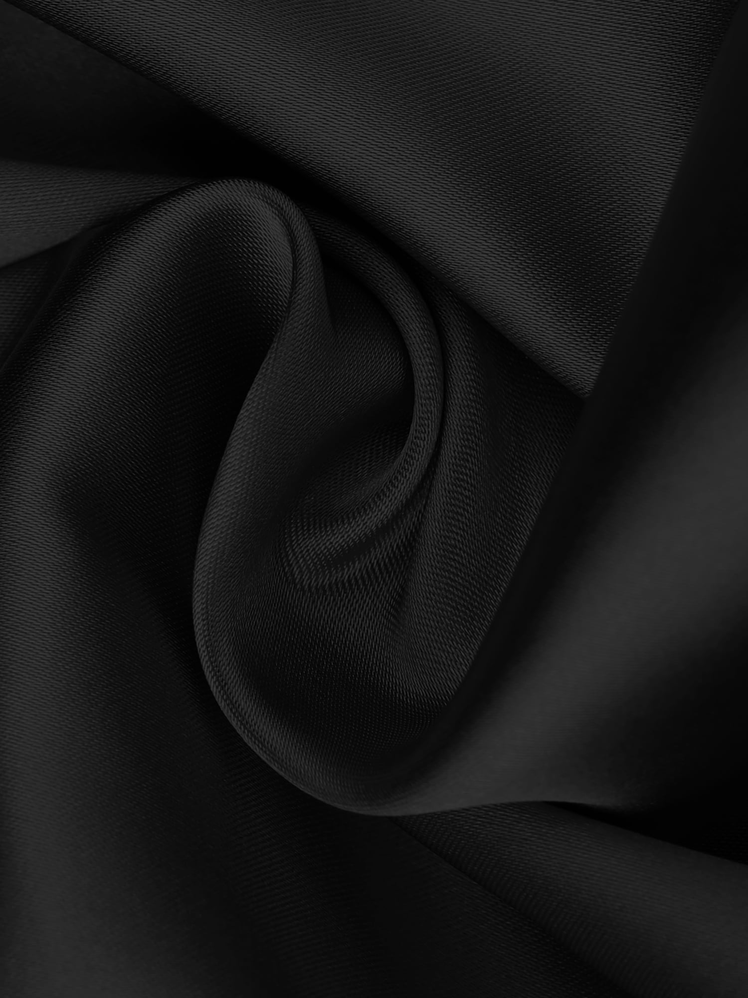 DARING DIVA Women's Satin Silky 3/4 Sleeves Tie Waist Loungewear Robes XL Black