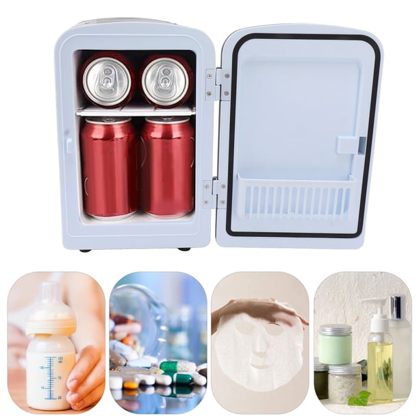 Nevera Portátil, Mininevera De Bajo Ruido, Refrigerador Y Calentador De 4L Y 36W Con Adaptador De Enchufe Para Coche DC12V Para Viajes