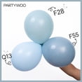 thumbnail image 4 of Kit de arco de globos PartyWoo de 140 piezas, azul grisáceo, 5-18 pulgadas, 4 of 7