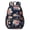 Pioneer Flower Floral, variant on Pioneer Flower Floral Print Pattern 17" School Backpacks for Teens,Waterproof Oxford Fabric,S-Shape Padded Straps for School,Travel,Hiking,Camping