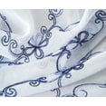 thumbnail image 2 of Olivia Gray SCM09756 13 Piece Mystic Embroidered Shower Curtain, Navy, 2 of 3