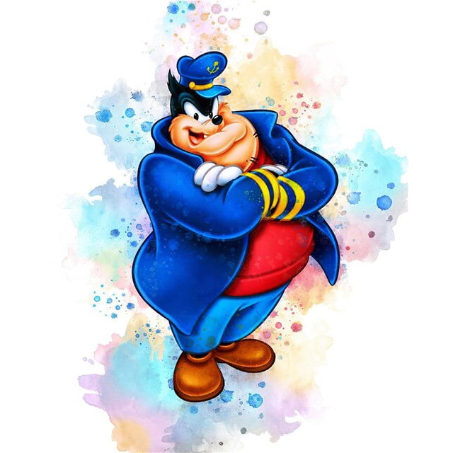 Disney Cartoon Posters Mickey Mouse and Donald Duck Canvas Painting and Prints Art Picture Birthday Gift for Kids Room Decor70x100cm Unframed Gao Jinjia LED