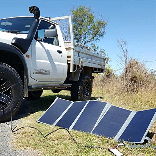 4x4 80 Watt Folding Solar Panel Kit with MPPT Charging Module Dobinsons