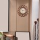 thumbnail image 5 of Reloj de Pared 10 Pulgadas, Números Arábigos Elegantes Que Funcionan con , Relojes Colgantes Creativos para Decoración, Cafetería, Comed Bronce, 5 of 7