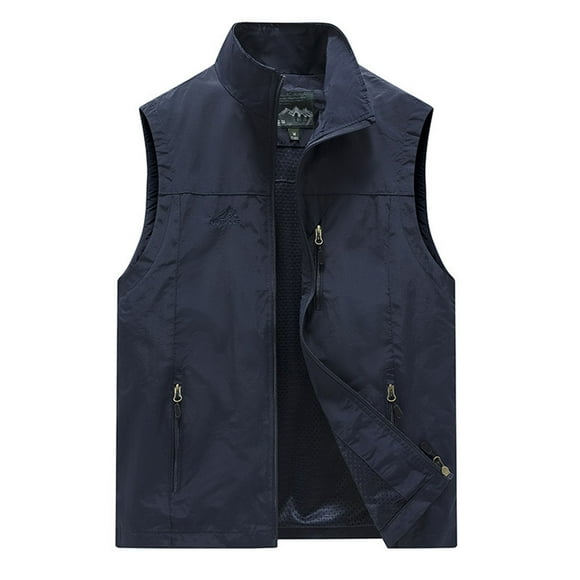 Men's Casual Sleeveless Vests Lightweight Outdoor Outerwear for Everyday Use Hiking and Travel