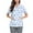 Light Blue, variant on Scrubs for Women, Cotton Hemp Blend Medical Uniform Four Seasons Nursing Scrub Shirt Hand Wash Clinical Work Tops Nightmare Before Christmas Womens Short Sleeve V-Neck Top Pink S