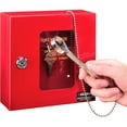 thumbnail image 5 of Emergency Key Box, Keyed Differently, Red, 6-1/4"Wx2"Dx6-7/8"H, 5 of 6