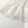 thumbnail image 4 of Ruffle off the shoulder women blouse tencel white, 4 of 5