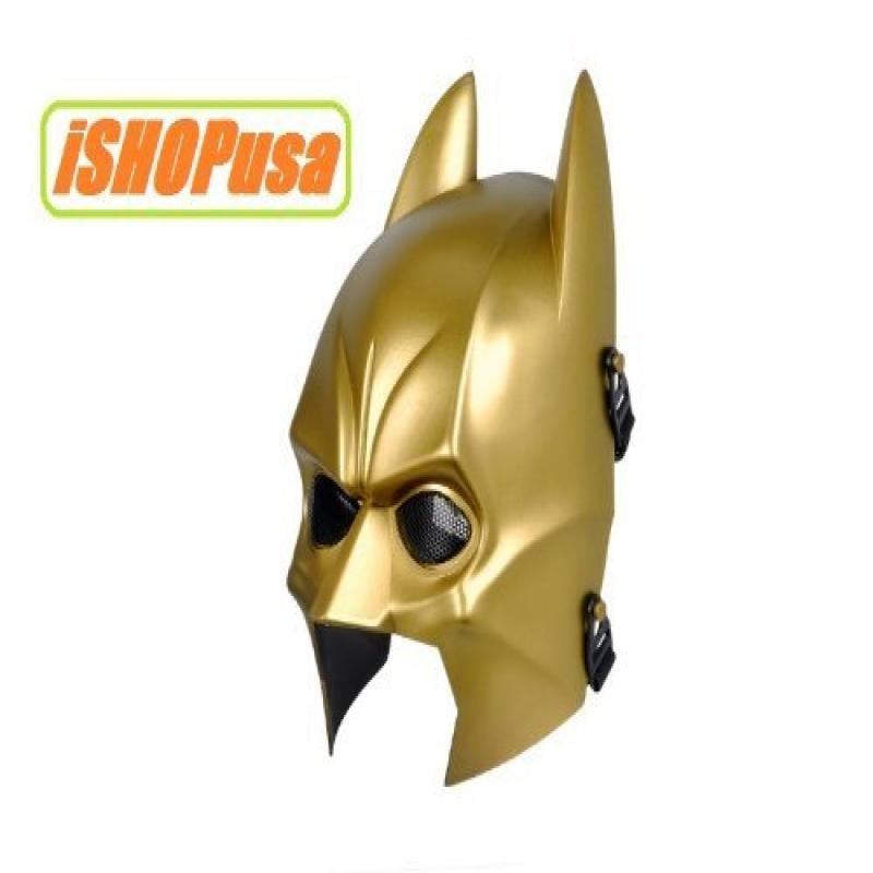New!!! Dark Knight Batman Arkham Full Face Masks for Airsoft Shooting Safety Glasses Goggles, Vented, in GOLD by