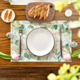 thumbnail image 6 of Smile Eucalyptus Table Placemats for Spring Summer 12 x 18 inch Set of 4, 6 of 8