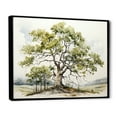 thumbnail image 2 of Designart "Monochrome Oak Landscape" Tree Oak Floater Framed Canvas Prints, 2 of 5