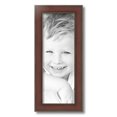 thumbnail image 2 of ArtToFrames 7" x 19" Honors Mahogany with Gold Picture Frame, 7x19 inch Brown Wood Poster Frame (WOM-5156),  Pack, 2 of 7