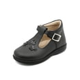 thumbnail image 3 of Zapato Escolar Dogi para Niña Ajuste T Piel Negro 21, 3 of 6