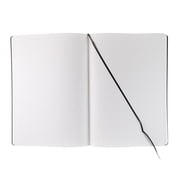 Fabriano Ecoqua Plus Stitch-Bound Notebook, 8.3 x 11.7, A4, Graph, Black