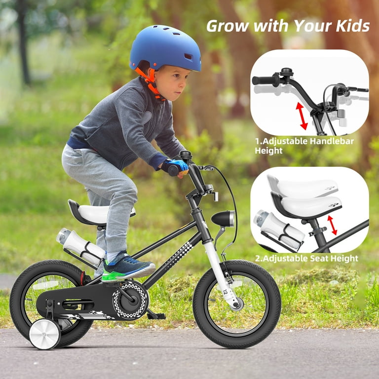 XJD キッズバイク 12インチ XJD 12 14 16 Inch Boys Bike with Training Wheels for kids Ages 3-9